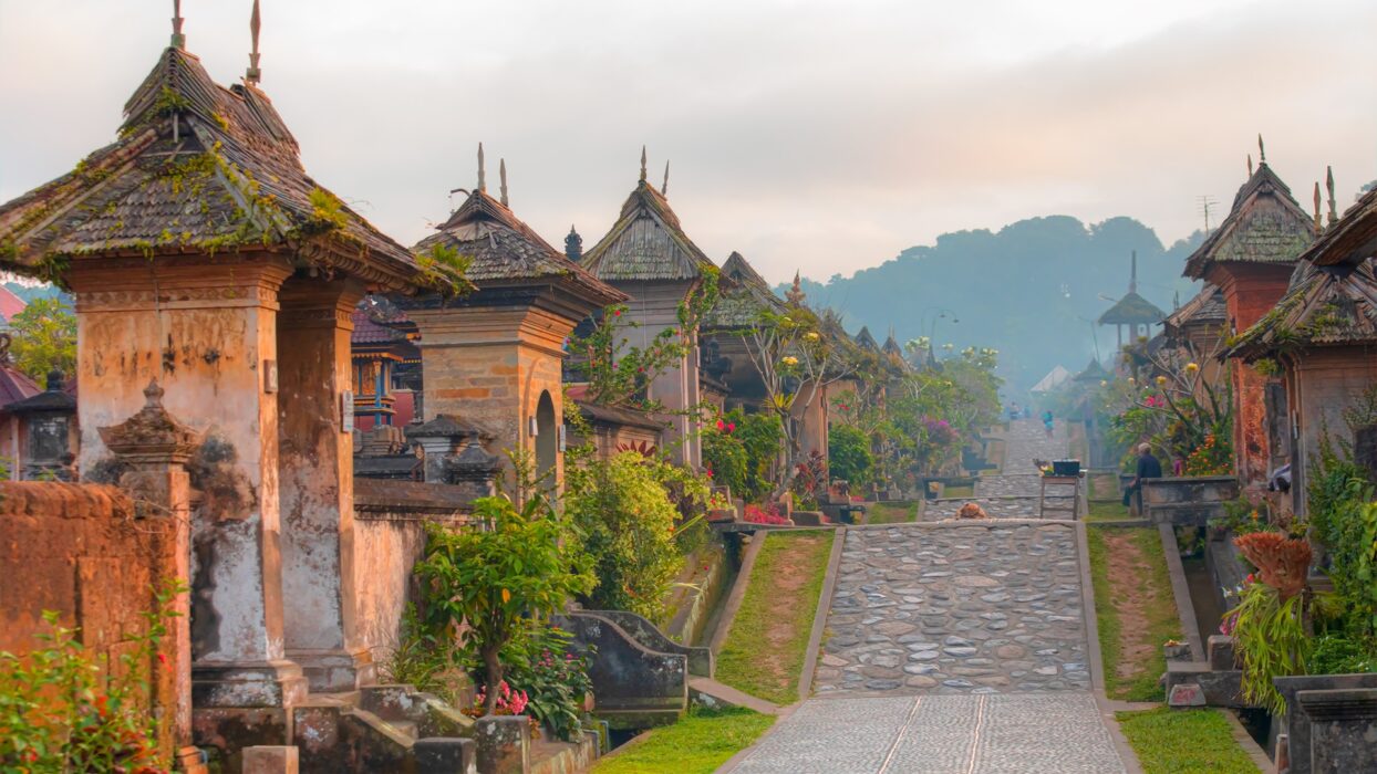 Penglipuran,Is,A,Traditional,Oldest,Bali,Village,At,Bangli,Regency